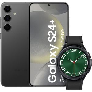 Samsung Galaxy S24 Plus 256GB Zwart 5G + Galaxy Watch 6 Classic Zwart 47mm