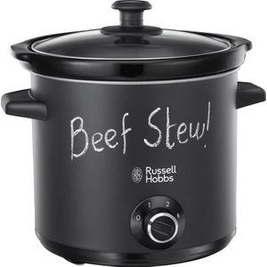 Russell Hobbs 24180-56 Chalkboard Slowcooker + 2 Krijtjes Zwart