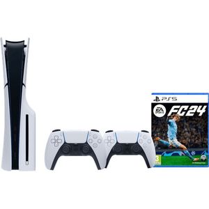 PlayStation 5 Slim Disc Edition + EA Sports FC 24 + Extra Controller Wit