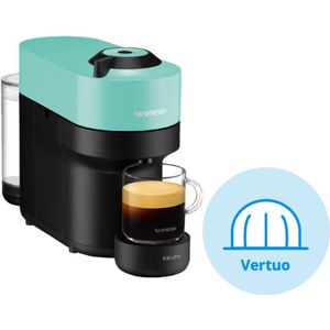 Krups Nespresso Vertuo Pop XN9204 Aqua Mint - Koffiezetapparaat