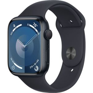 Apple Watch Series 9 45mm Midnight Aluminium Sportband S/M