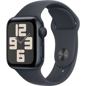 Apple Watch SE 2024 40mm Midnight Sportband S/M