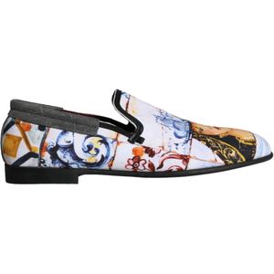 Dolce & Gabbana Meerkleurig Madonna Majolica Amalfi Loafers