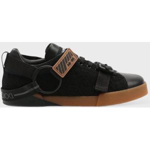 Dolce & Gabbana Bruin / Zwart Leren Sneakers