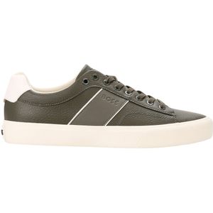 Hugo Boss Groen Leren Aiden Sneaker