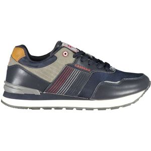 Carrera Strakke Blauwe Sport Sneakers met Logo Accent