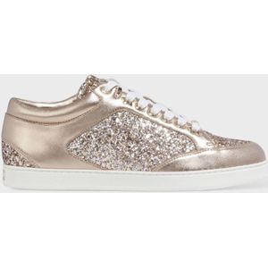 Jimmy Choo Roze Leren Miami Sneakers