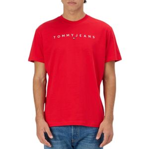 Tommy Hilfiger Jeans Rode Logo T-shirt