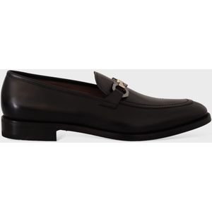 Salvatore Ferragamo Kalfsleer Moccasin Formeel Schoenen Zwart