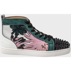 Christian Louboutin Louis Orlato High Top Sneakers Met Studs