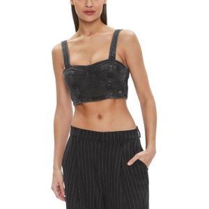 Tommy Hilfiger Jeans Zwart Bustier Top Dames