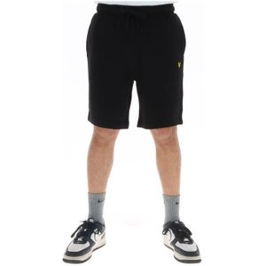 Lyle & Scott Zwart Short Met Logo