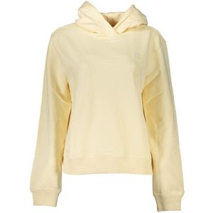 Calvin Klein Beige Katoenen Hoodie Met Logo