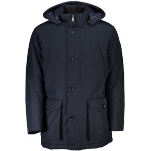 Hugo Boss Blauw Parka Jas