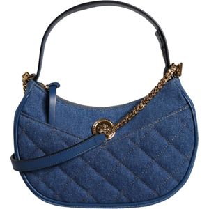 Versace Blauw Denim Schoudertas