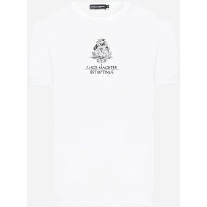 Dolce & Gabbana Witte "Amor Magister" T-shirt