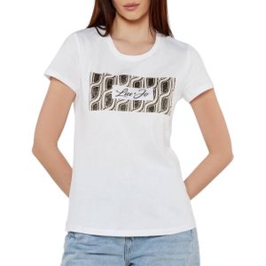 Liu Jo Wit T-shirt Met Logo Print