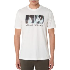 Armani Exchange Wit T-shirt Met Logo