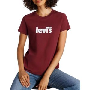 Levi`s Bordeaux T-shirt Dames