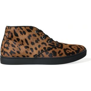 Dolce & Gabbana Bruin Leopaard Sneakers