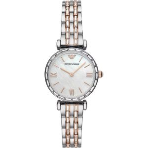 Emporio Armani Zilver Staal Quartz Dames Horloge