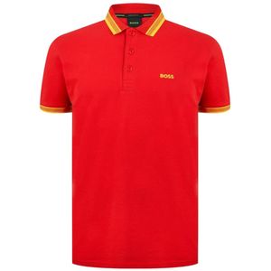 Boss Polo Red Paddy Polo Top