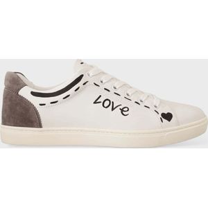 Dolce & Gabbana Wit Leren "LOVE" Casual Sneakers