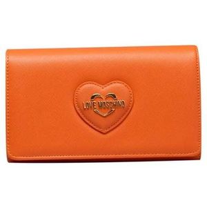 Love Moschino Oranje Polyethyleen Schoudertas met Keten