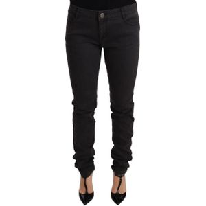 PINKO Elegante Mid Waist Skinny Zwarte Jeans