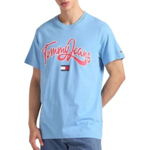 Tommy Hilfiger Jeans Skysail Katoen Regular Fit Logo Printed T-Shirt