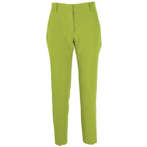 PINKO Groen Polyester Chino Broek met Hoge Taille