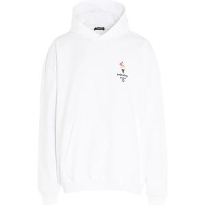 Balenciaga Paris Olympic Flame Oversized Hoodie