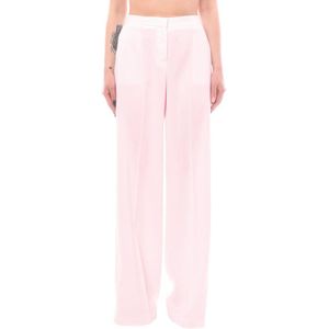 PINKO Roze Polyester Palazzo Broek