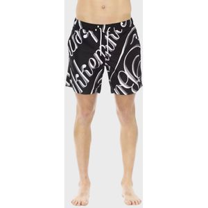 Bikkembergs Zwart All-over Print Zwembroek