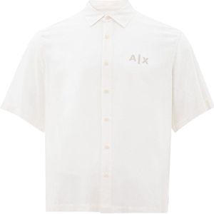 Armani Exchange Wit Blouse Met Logo