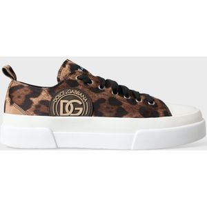 Dolce & Gabbana Bruin Luipaard Print Sneakers