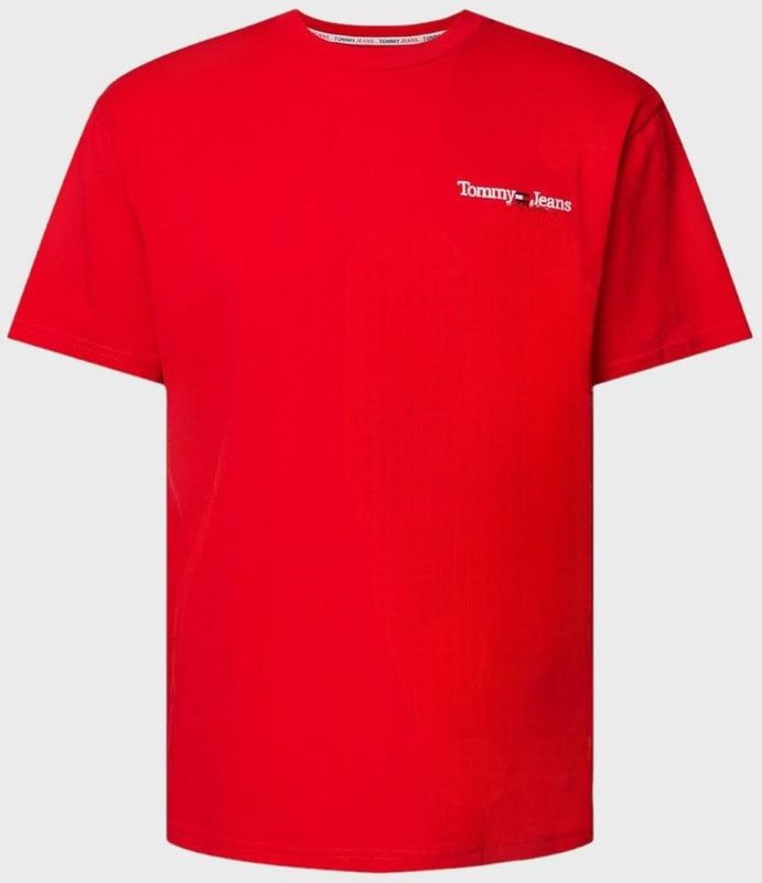 Tommy Jeans - T-shirt XNL Deep Crimso