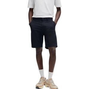 Hugo Boss Zwart Katoenen Chino Shorts