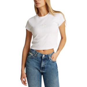 Calvin Klein Jeans Wit T-shirt Met Logo