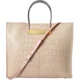 Balenciaga Roze Alligatorleren Tote Tas