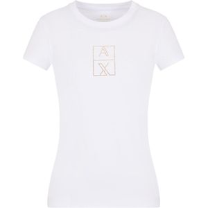 Armani Exchange Wit T-shirt Met Logo