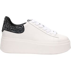 Ash MOBY STRASS Wit Leren Dames Sneakers