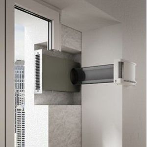 Toevoerrooster set vochtgestuurd voor de wand / La KWHRVA 03 EPP Standard Plus van Aereco - 110125