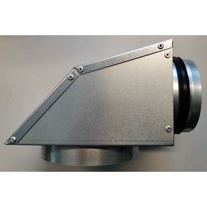 S&amp;P MNGP-ADS-BEH-125/100 - Verloop- en verbindingsstuk, 90 graden - L012470124