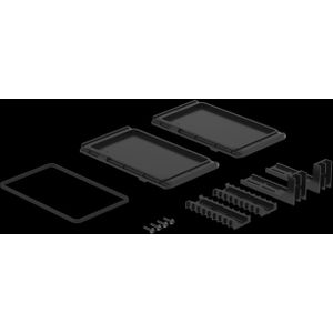 Set eindplaten ComfoCube Flex voor aansluiting onderaan, incl. klemmenstroken van Zehnder - 990323376