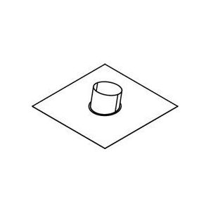 Viessmann dakdoorvoerpan DN125 (hoek 20-50°) zwart 7501784
