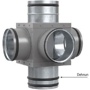 S&amp;P RSG-160/125 VLR - Rookbeveiligingsbehuizing, 3 aftakkingen - 8209577014