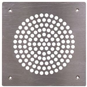 Pluggit Luchttoevoerafdekking Cirkel RVS - PL131