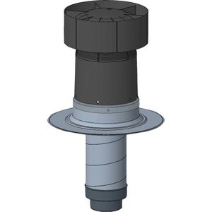 BOSCH Toebehoren Woningventilatie DDF-F160 Dakdoorvoer Plat dak voor DN160 - 7738113692