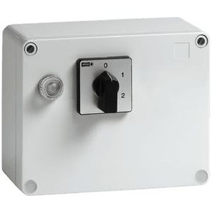 Helios M 2 Motorvolbeveiligingsschakelaar - voor 3-fase motoren, met twee snelheden en gescheiden wikkelingen - 01292